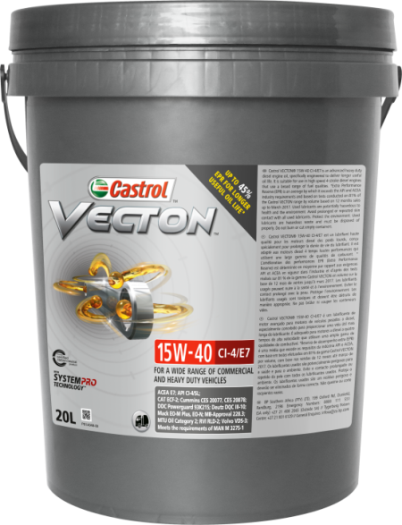 VECTON 15W-40 CI-4|E7 20L